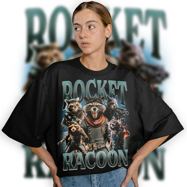 Racoon T-Shirt Vintage Men Racoon T-Shirt Vintage Men