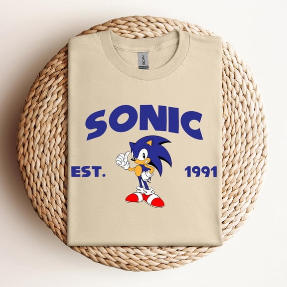 Limited Sonic The Hedgehog Vintage T-Shirt, Sonic The Hedgehog Retro Shirt, Vintage Homage Shirt, Birthday Gifts
