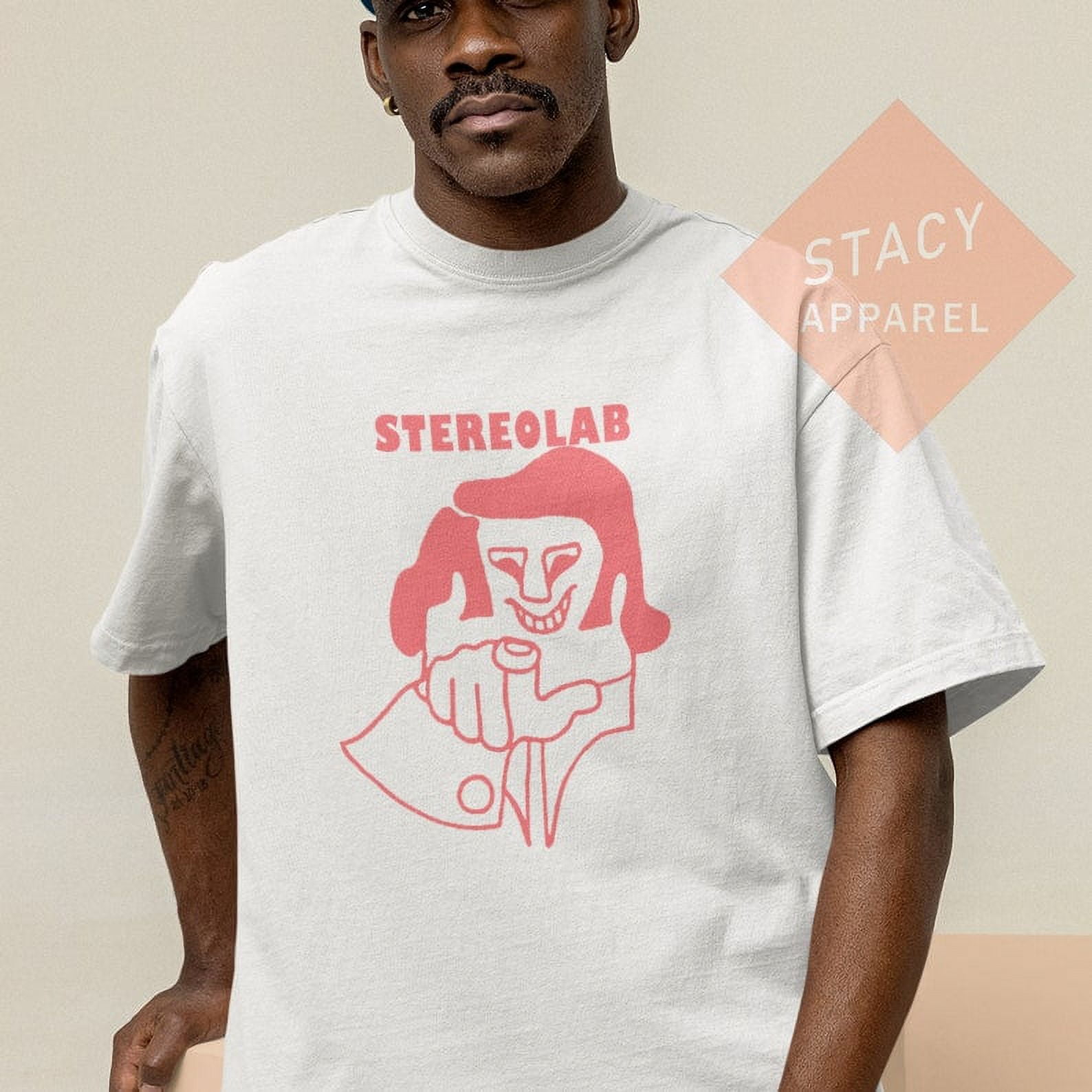 Limited Stereolab T-shirt - Stereolab Switched On Album Tee