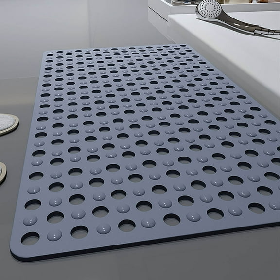 Limited Stock,Bathroom Safety Mats,Non-Slip Bath Rugs,Kids-Friendly Home Anti-Fall Mats,Soft&Durable,Easy-Clean Design,Safety First,Family-Friendly,Household Use Valentine's Special|TPE,Gray