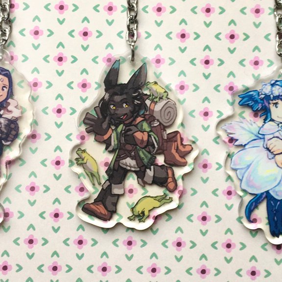 Limited Stock || FFXIV Endwalker Character Charms (1 keychain)