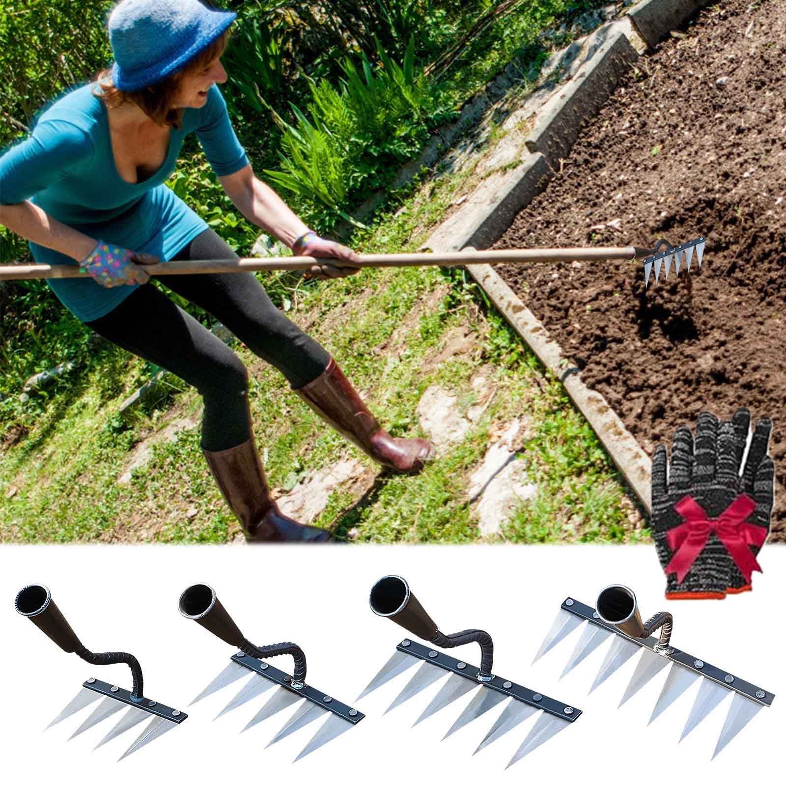 Limited Stock, Hoe Weeding Rake, Heavy-Duty Metal Rake for Garden ...