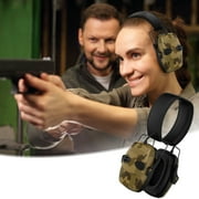 Limited Stock,Shooting Ear Protection Earmuffs Active Noise Reduction Hearing Protection Amplification Winter Wonderland|Plastic,B,Vsgery