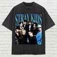 thumbnail image 1 of Limited Stray Kids Vintage Unisex Shirt, Singer Homage tee, 90s retro design graphic T-Shirt,Forest Green color,size L, 1 of 1