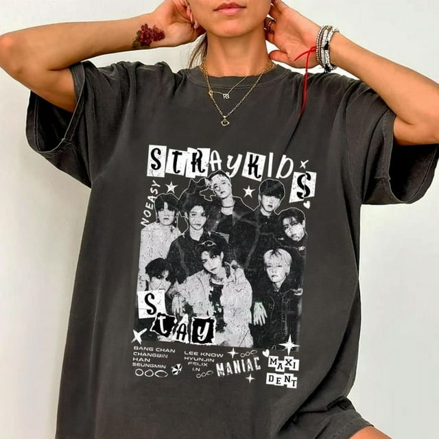 Limited Stray Kids Vintage Unisex Shirt, dominATE SKZ Tshirt, Comfort