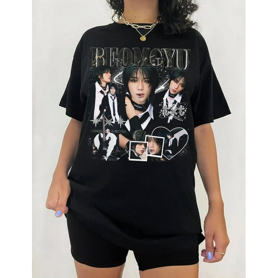 Limited TXT Beomgyu T-shirt, Beomgyu Kpop Shirt, Choi Beomgyu T-Shirt, Gift For Woman and Man Unisex T-Shirt, Black Color size XL