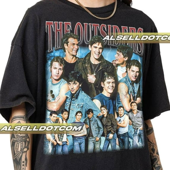Limited The Outsiders Vintage Shirt Gift for Woman anda Man T-shirt,Military Green color,size 2XL