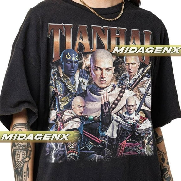 Limited Tianhai Naraka Vintage T-Shirt, Gift For Women and Man Unisex T-Shirt GL07