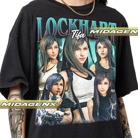Limited Tifa Lockhart FF7 Vintage T-Shirt, Tifa Lockhart FFVII Gift For Women and Man Unisex T-Shirt