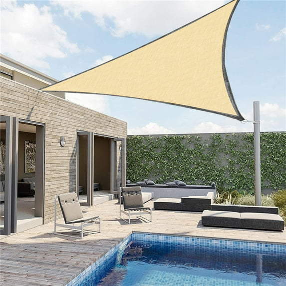 Limited Time Deal karymi 118x118x118 Inch Triangles Sun Shade Sails Block Awning for Outdoor Patio Garden Backyard Limited Time Deal Weekly flyer Sports and Outdoors