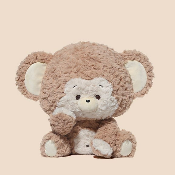 Limited Time Deal karymi 13 Inches Dumb Brown Monkey Plush Doll Plush Toy Pillow for Children to Soothe and Sleep Special Birthday Gift Holiday Gift Plush Toy Toys Age 6-8 Big Savings