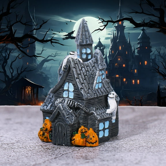 Limited Time Deal karymi 1pc Halloween Resin Figurine Modern Style Miniature Collectible Suitable for Various Room Types Horror Decor Accessory Non Dispiay Birthday Gifts for Kids Clearance