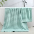 thumbnail image 1 of karymi 2 Pcs Bath Towels Set for Bathroom Cotton Thick Soft Absorbent Towel Set of 2 Household Wash Face Gift Towel Bedroom Decor up to 70% off, 1 of 7