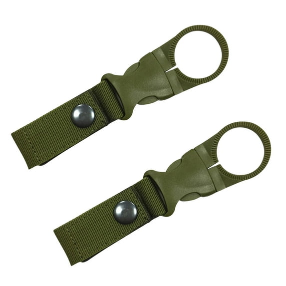 Limited Time Deal karymi 2PC Water Bottle Outdoor Portable Water Bottle Ring Buckle Bottle Hook Bottle Clip for Backpack Belt Belt Outdoor Camping Hiking Mountaineering up to 90% off