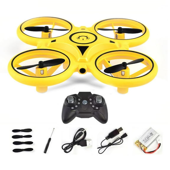 karymi 3 Modes Drone Remote Control Quadcopter with LED Light Remote Control Play Drone Toy Party Favors Week