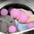 thumbnail image 1 of Limited Time Deal karymi 6 Pcs Reusable Laundry Dryer Balls Plastic Fabric Softener Reduces Wrinkles Sustainable Cleaning Supplies Washing Drying Aid for Soft Apartment Essentials, 1 of 7
