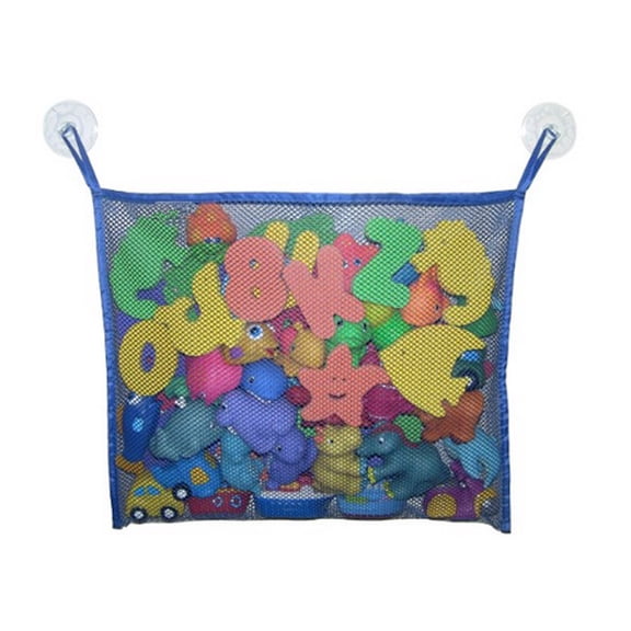 Limited Time Deal karymi Bathtub Toy Mesh Net Storage Bag Organizer 13.78x17.72in Large Capacity Bathroom Organizer with Suction Cups Fast Drying Mesh Holiday Gifts Limited Time Deal