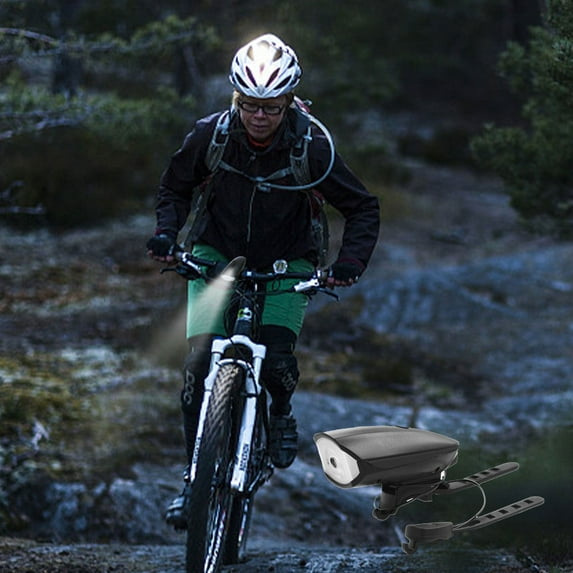 karymi Bicycle Light LED Bike Light Containing Horn - Tough & IP44 Bike Headlight, & LightingRoad, Bike Lights,USB Charging