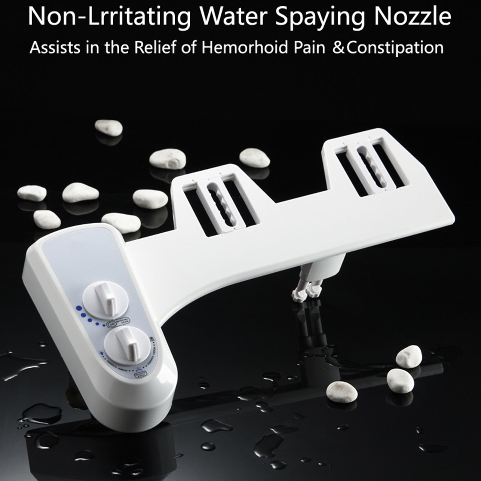 Limited Time Deal karymi Bidet Toilet Seat Attachment & Fresh Water Sprayer (Only Cool Temperature Control,-Nozzle Cleaning,Non-,Adjustabl-e Pressure,Female Wash) The Big Save Mens Gifts