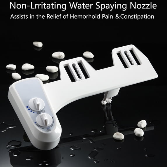Limited Time Deal karymi Bidet Toilet Seat Attachment & Fresh Water Sprayer (Only Cool Temperature Control,-Nozzle Cleaning,Non-,Adjustabl-e Pressure,Female Wash) The Big Save Mens Gifts
