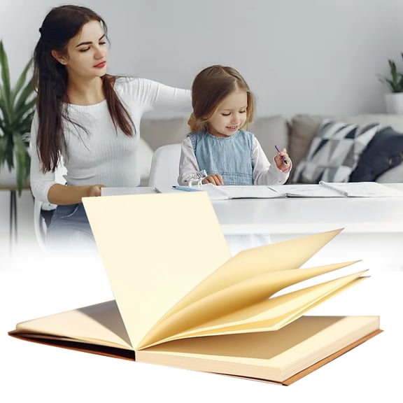 Limited Time Deal karymi Blank Notebook Hardcover Sketchbook Unlined Notebook 260 Pages 130 Sheets Paper 7.5x10.4 Inch Drawing Art Travelers Journal Ideal Gift Office Supplies Limited Time Deal