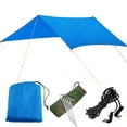 thumbnail image 1 of Limited Time Deal karymi Camping Tent Rain Tarp 3 X 3 M-Light Sun Protection Backpack Camping Essentials Summer Clearance Camping Essentials, 1 of 2