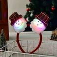 thumbnail image 1 of Limited Time Deal karymi Christmas Headband Santa Claus with Light Up Headdress Christmas Gifts Party Christmas Decorations Clearance Toys up to 70% off Summer Clearance, 1 of 1