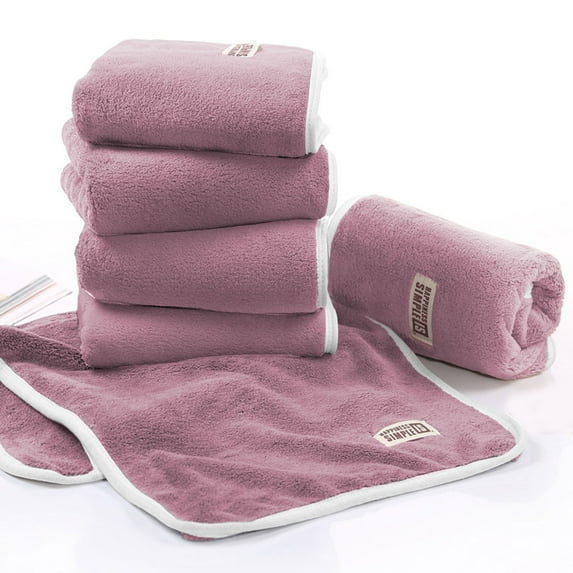 Limited Time Deal karymi Concise Purified Cotton Towel High Density and Thick Fleece Towel Soft and Absorbent Washcloth 14x29in up to 70% off Big Savings Housewarming Gifts