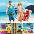 thumbnail image 1 of Limited Time Deal karymi Double Cloth Beach Towel Adult Beach Towels Thickened Soft Absorbent Quick Drying Printed Beach Towel Swimming Sun Shawl Beach Essentials Must Haves for Beach Vacation, 1 of 8