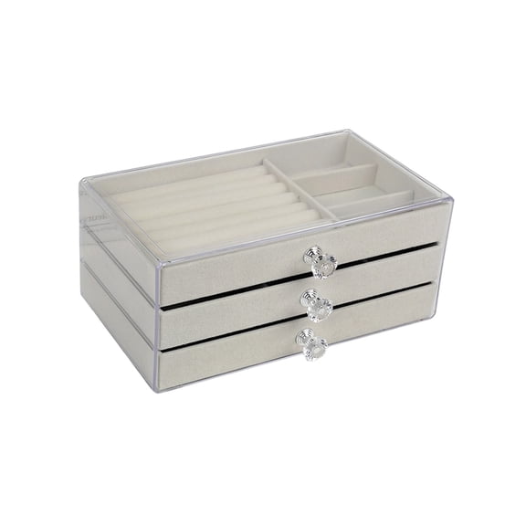 Limited Time Deal karymi Drawer Multifunctional Dustproofs Jewelry Sense Box Simples Display Premiums Jewelry Box Organizer Room Decor Weekly Deal Home Decor