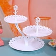 thumbnail image 1 of Limited Time Deal karymi Fruit Plates Living Room Coffee Table Household Transparent Candy Dessert Rack Party Wedding Front Desktop Placed Snack Dessert Tray Tiers Dessert Stand Clearance Sales, 1 of 6
