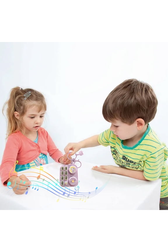 Limited Time Deal karymi Funny Toy Keychain Pendant DJ Keychain Mini Musical Instrument Car Keychain Bag Pendant Gifts for Women up to 70% off Big Savings