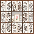 thumbnail image 1 of Limited Time Deal karymi Garden Fence Large Flower Stencils-DIY Decoration 2024 New Reusable Floral Stencil for Painting Wooden Wall Hedge Patterns Garden Decor Outdoor Decor Home Decor, 1 of 9
