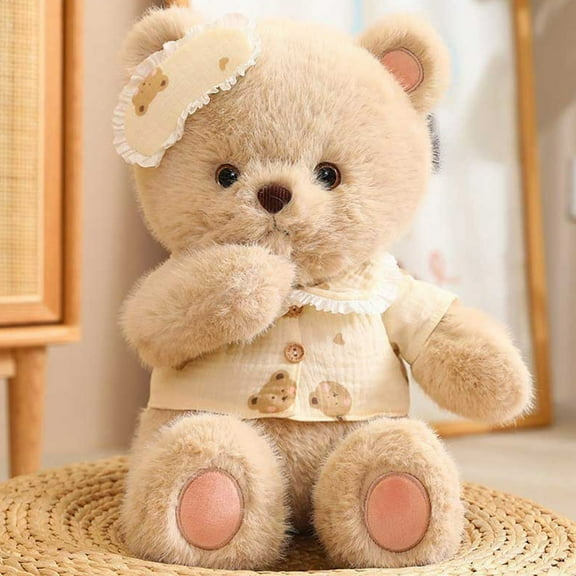 Limited Time Deal karymi Goodnight Series Birthday Mini Bear Little White Rabbit Doll Toy Children's Soothing Cuddle Sleeping Doll Boys and Girls Holiday Birthday Gifts Gift Ideas up to 70% off