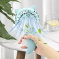 thumbnail image 1 of Limited Time Deal karymi Hand Press Handheld FanManual Press No Battery RequiredSmall Fan Travel Fan Portable Fan Small Fan Portable Fan for Travel Room Decor, 1 of 6