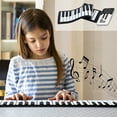 thumbnail image 1 of Limited Time Deal karymi Hand Rolled Piano 49 Keys Portable Toy Folding Soft Keyboard Introductory Keyboard Instrument Family Gifts Weekly Deal Weekly Deal, 1 of 9