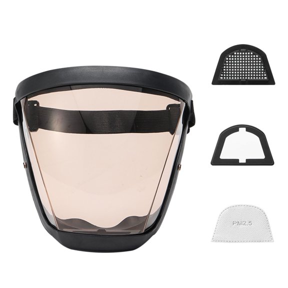 karymi Hd Transparent Protective Faces Shield Against Droplet Dusts Dusts-proof Riding Goggles Gifts for Men Week