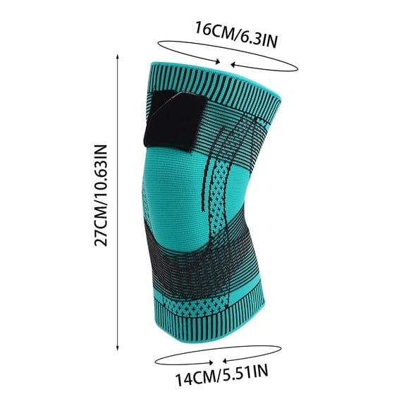 Limited Time Deal karymi Knee Compression Sleeve - Nylon Breathable Knee Pads Running Knee Pads Strap Compression Knit Sports Knee Pads Travel Essentials Travel Accessories Hiking Essentials