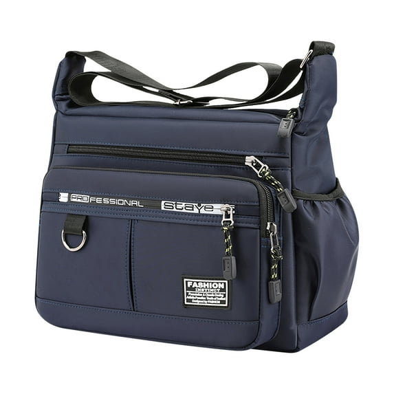 karymi Large-capacity Men's Backpack Shoulder Bag Wear-resistant Backpack Multi-pocket Business Casual Men's Messenger Bag Hiking Essentials Hiking Essentials