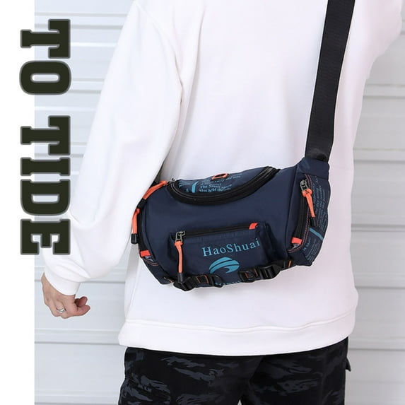 Limited Time Deal karymi Multifunctional Outdoor Waist Bag Sports Men's One-shoulder Messenger Bag Chest Bag Riding Mountaineering Large-capacity Waist Bag Sports and Outdoors Weekly flyer