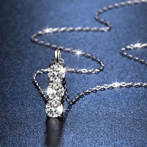 karymi Necklace for Women Female Necklace with Pendant Style Adjustable Length with Extended Chain Electroplated Clavicle Necklace for Wedding Mens Gifts Week