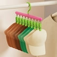 thumbnail image 1 of karymi Non-Slip Hanger with Clips Plastic Clothes Hanger Multi-Purpose Garment Clamp Delicate Lingerie Drying Rack Sock and Underwear Organizer Tailgating, 1 of 8