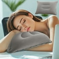 thumbnail image 1 of Limited Time Deal karymi Plushs Rectangular Napping Inflatable Pillow Outdoor Camping Cushion Travel Plushs Inflatable Pillow Travel Accessories Savings Week Weekly Deal, 1 of 7