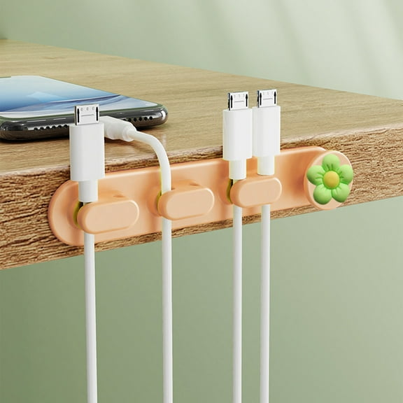 karymi Punch Free Cable Clamp Desktop Cable Organizer Data Cable Holders Storage Bundle Hub Buckle Rubber Wires Clamp Weekly flyer Weekly flyer Today's