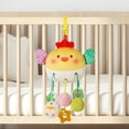 thumbnail image 1 of Limited Time Deal karymi Puzzle Early Education Pulling Rope Pulling Soothing Doll Bed Bells Handcart Baby Cart Ringing Pendant for 0-3 Year Old Baby Clearance Toys Limited Time Deal, 1 of 9
