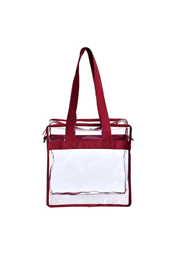 Limited Time Deal karymi Pvc Transparent Wash Cosmetic Bag Travel Shoulder Bag Portable Storage Bag Clearance Sales up to 90% off Hiking Essentials