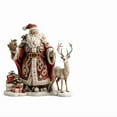 thumbnail image 1 of Limited Time Deal karymi Santa Claus Acrylic Figurine Stand Laser Engraved Holiday Decor Shelf Desk Display Festive Christmas Decoration Christmas Decor Weekly Deal Limited Time Deal, 1 of 2