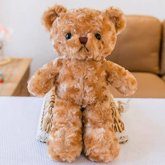 Limited Time Deal karymi Seaweed Rolling Rose Rolling Teddy Bear Lint Toy Doll Machine Doll Gift Wedding Throw Small Doll Children's Soothing Pillow Kids Christmas Gifts Weekly Deal