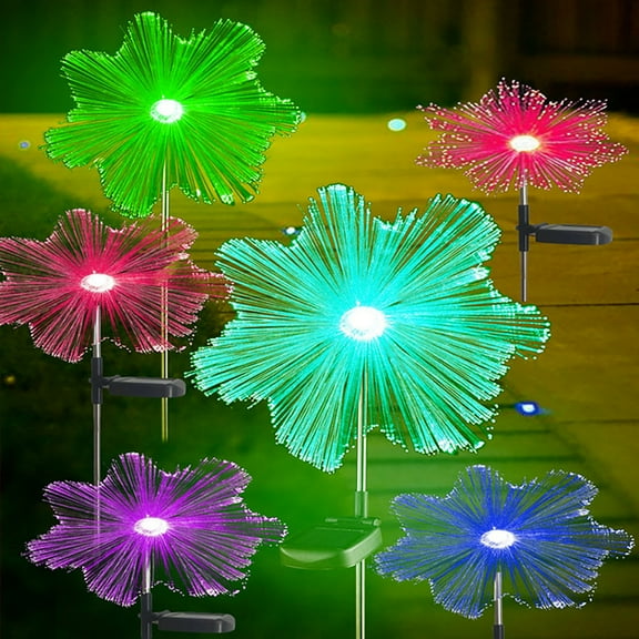 karymi Solar Garden Lights Solar Powered Jellyfish Lights Led Outdoor Garden Lights Decorative Lights Balcony Mood Lights Outside Lights for House Apartment Essentials