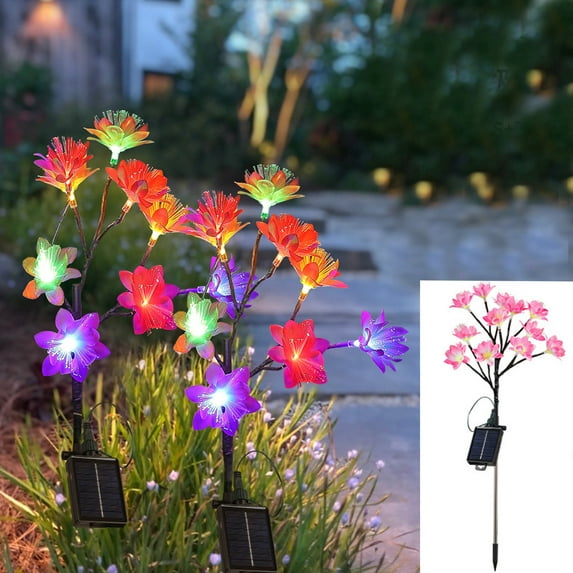 Limited Time Deal karymi Solar Garden Outdoor Lights Solar Light Decoratives - for Garden Party Walkway Backyard Wedding Outside Lights for House Room Decor